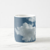 Abstracte wolkenluchtfotografie koffiemok (Center)