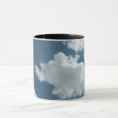 Abstracte wolkenluchtfotografie mok (Midden)