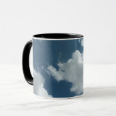 Abstracte wolkenluchtfotografie mok (Voorkant links)