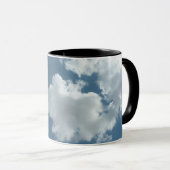 Abstracte wolkenluchtfotografie mok (Voorkant rechts)