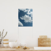 Abstracte wolkenluchtfotografie poster (Keuken)
