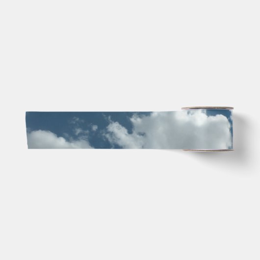 Abstracte wolkenluchtfotografie satijnen lint (Voorkant)
