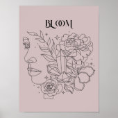 Abstracte Woman Line Art, Poster van de Gelijke To (Voorkant)