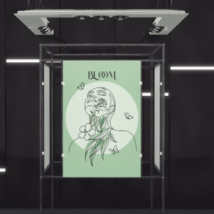 Abstracte Woman Line Art, Poster van de Gelijke To