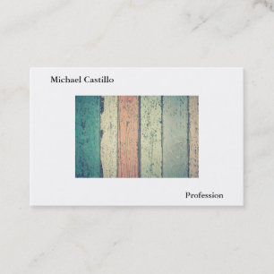 Abstracte Wood Black White Minimalist Modern Visitekaartje