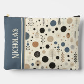 Abstracte Woodland aangepaste naam Etui (Voorkant)