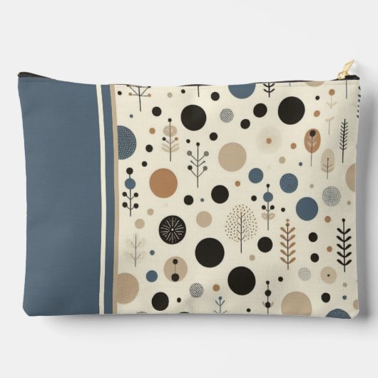 Abstracte Woodland aangepaste naam Etui (Achterkant)