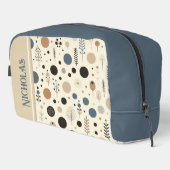 Abstracte Woodland aangepaste naam Toilettasje (Rechterhoek)