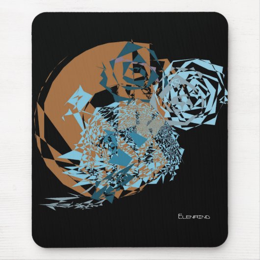 Abstracte World Mousepad Muismat (Voorkant)