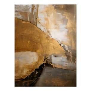 Abstracte wortels rustiek perfect poster