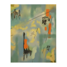 Abstracte woudkunst