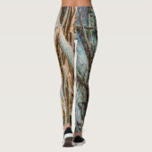 Abstracte Wurgfiguur Leggings (Achterkant)