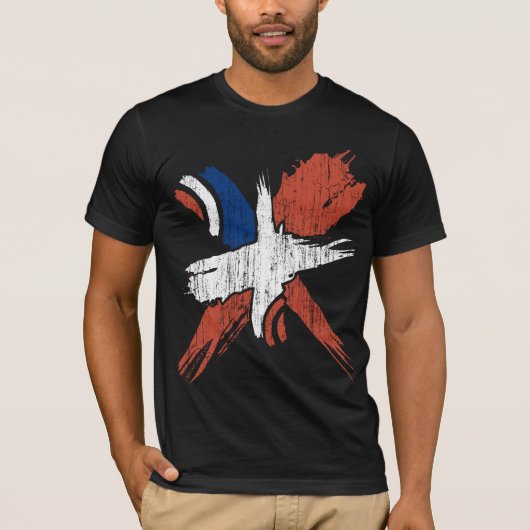 Abstracte X () T-shirt (Voorkant)