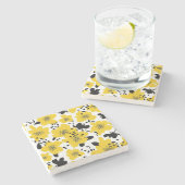 Abstracte Xmas Cadeau naadloos met geïsoleerde blo Stenen Onderzetter (Zijkant)