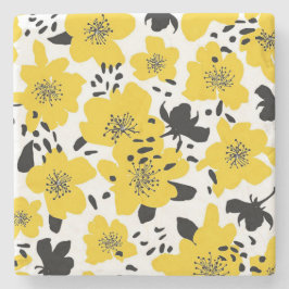 Abstracte Xmas Cadeau naadloos met geïsoleerde blo Stenen Onderzetter