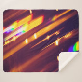 Abstracte xmas Gold sparkles of glitter light. Chr Sherpa Deken (Voorkant (horizontaal))