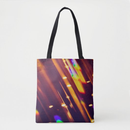 Abstracte xmas Gold sparkles of glitter light. Chr Tote Bag (Voorkant)
