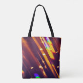 Abstracte xmas Gold sparkles of glitter light. Chr Tote Bag (Achterkant)