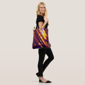 Abstracte xmas Gold sparkles of glitter light. Chr Tote Bag (Op model)