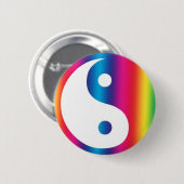 Abstracte Yen Yang Backpack Button (Voorkant /achterkant)