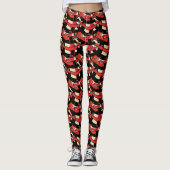 Abstracte Yoga Lady Leggings (Voorkant)