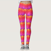 Abstracte Yoga Lady Leggings (Voorkant)