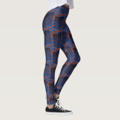 Abstracte Yoga Lady Leggings (Rechts)