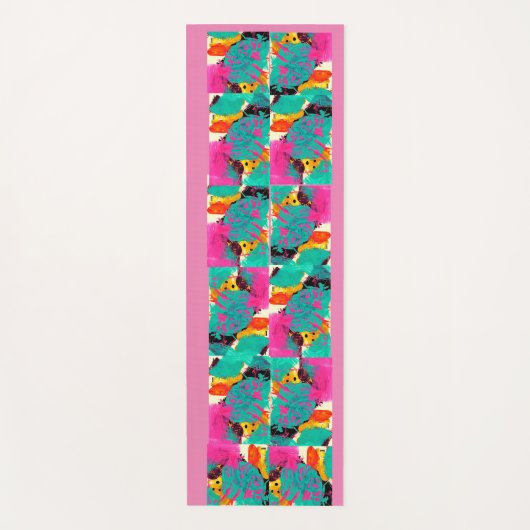 Abstracte Yoga Mat (Voorkant)