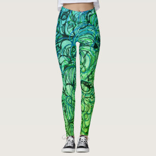 Abstracte Yoga Pants Leggings