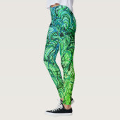 Abstracte Yoga Pants Leggings (Links)