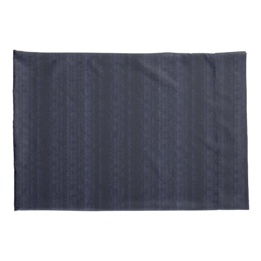 Abstracte Zachte Hues Deep Blue Subtle Stripe Kussensloop (Achterkant-Rechts)