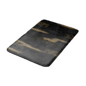 Abstracte zachte steenkool en gouden houtskool badmat (Gekanteld)