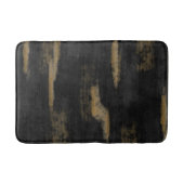 Abstracte zachte steenkool en gouden houtskool badmat (Voorkant)