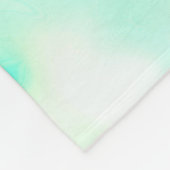 Abstracte zachte wolkenachtergrond in pastelkleuri fleece deken (Hoek)