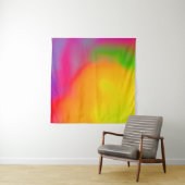 Abstracte zachte wolkenachtergrond in pastelkleuri wandkleed (In Situ (horizontaal))