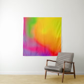 Abstracte zachte wolkenachtergrond in pastelkleuri wandkleed (In situ)