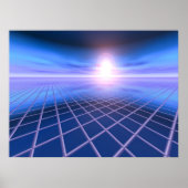 Abstracte zakelijke achtergrond poster (Voorkant)