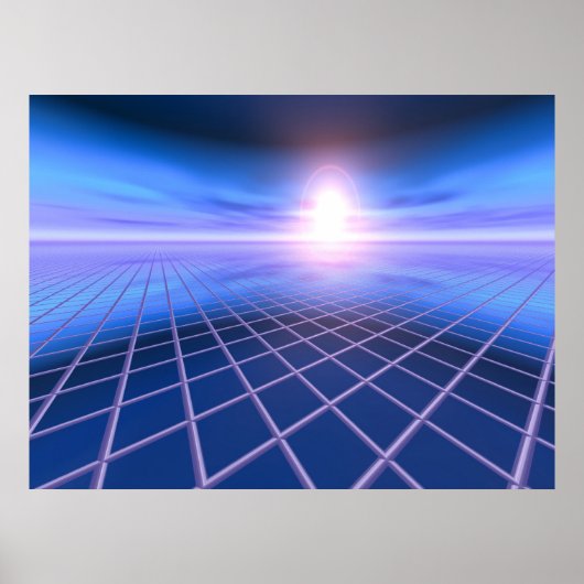 Abstracte zakelijke achtergrond poster (Voorkant)