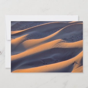 Abstracte zandduin bedankkaart