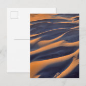 Abstracte zandduin briefkaart (Voorkant / Achterkant)