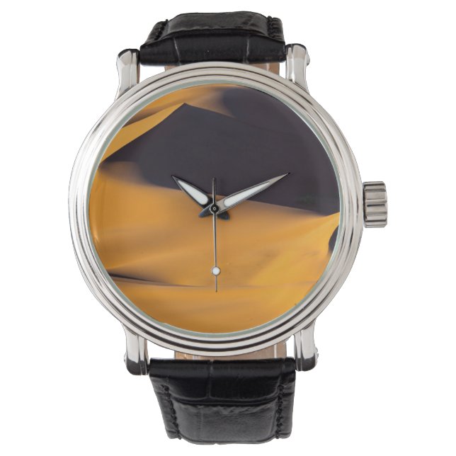 Abstracte zandduin horloge (Voorkant)