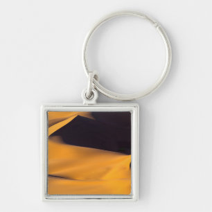 Abstracte zandduin sleutelhanger
