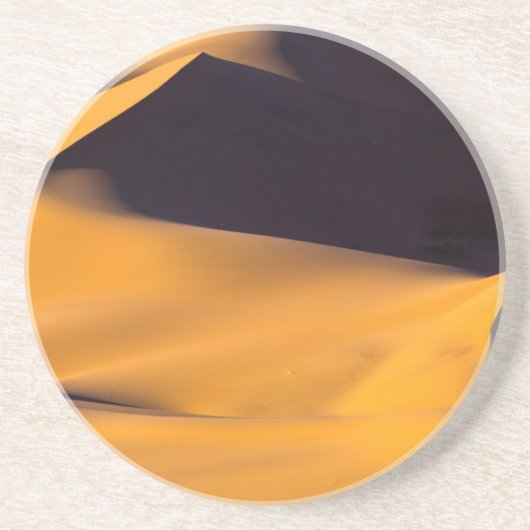 Abstracte zandduin zandsteen onderzetter (Voorkant)