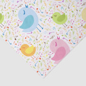 Abstracte zangvogels tissuepapier (Detail)