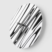 Abstracte Zebra afdrukken Grote Klok (Hoek)