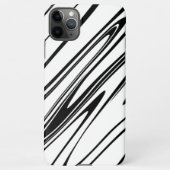 Abstracte Zebra afdrukken iPhone Hoesje (Achterkant)