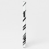 Abstracte Zebra afdrukken iPhone Hoesje (Rechterkant)