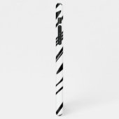 Abstracte Zebra afdrukken iPhone Hoesje (Linkerkant)