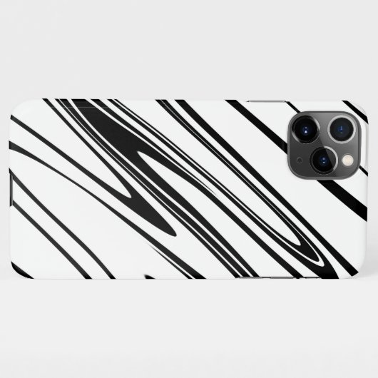 Abstracte Zebra afdrukken iPhone Hoesje (Achterkant horizontaal)