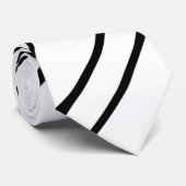 Abstracte Zebra afdrukken Stropdas (Opgerold)